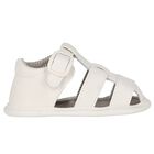 Baby Boys Ivory Sandals, 2, hi-res