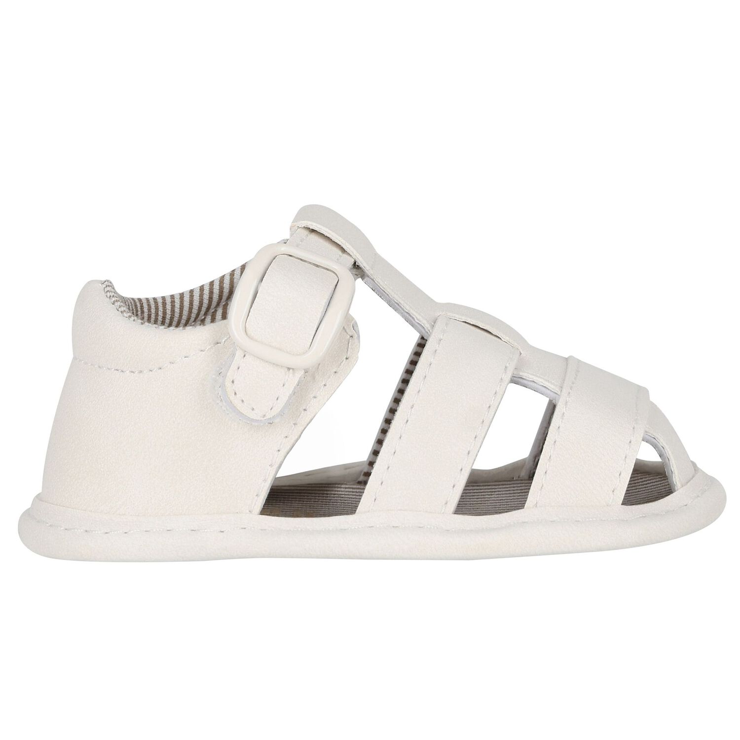 Baby Boys Ivory Sandals, 2, hi-res