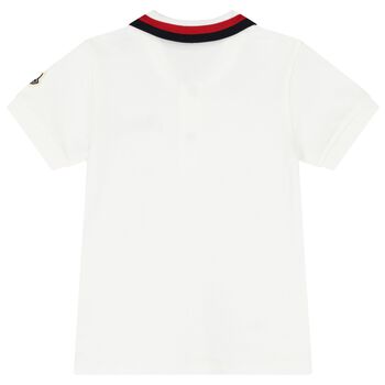 Younger Boys Ivory Polo Shirt