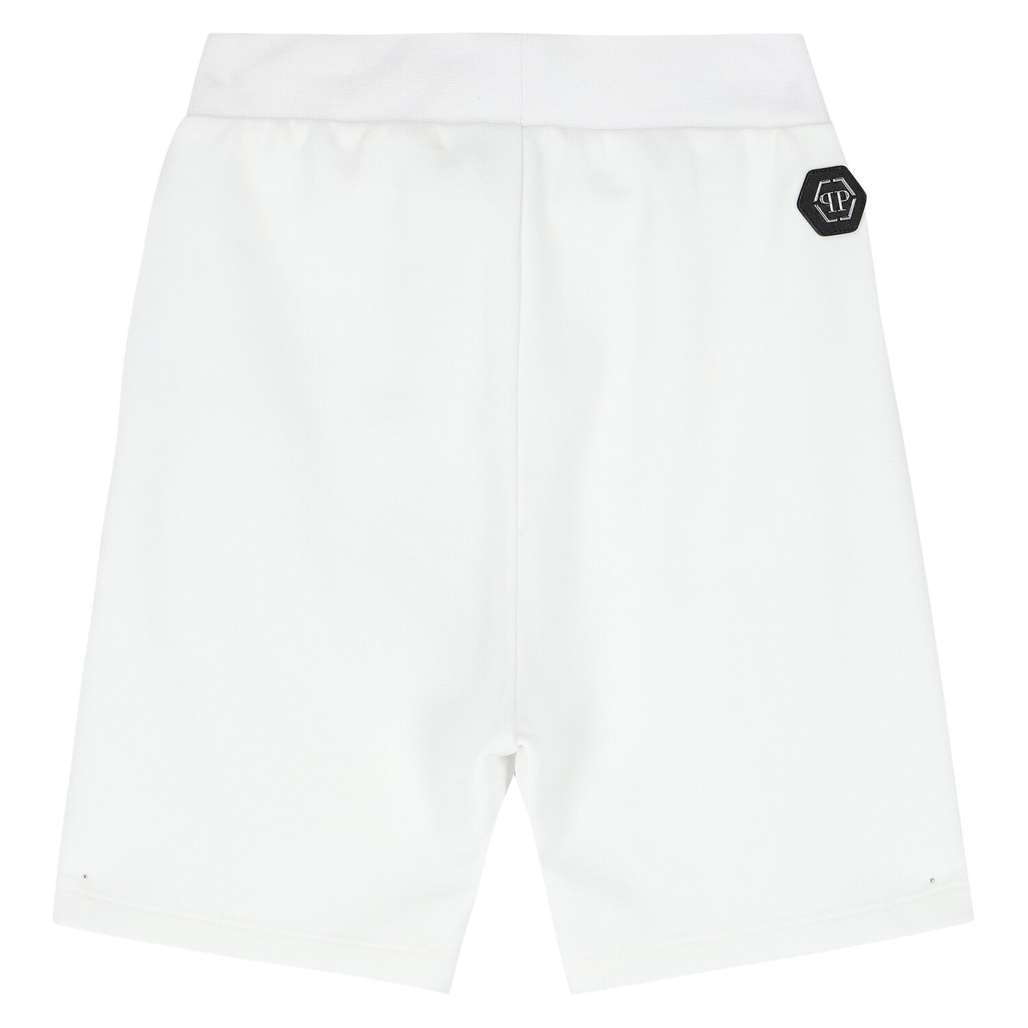 Boys White Skull Logo Shorts, 2, hi-res image number null