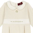 Ivory Logo Babygrow, 1, hi-res