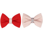 Girls Red & Pink Bow Hair Clips ( 2 Pack ), 1, hi-res