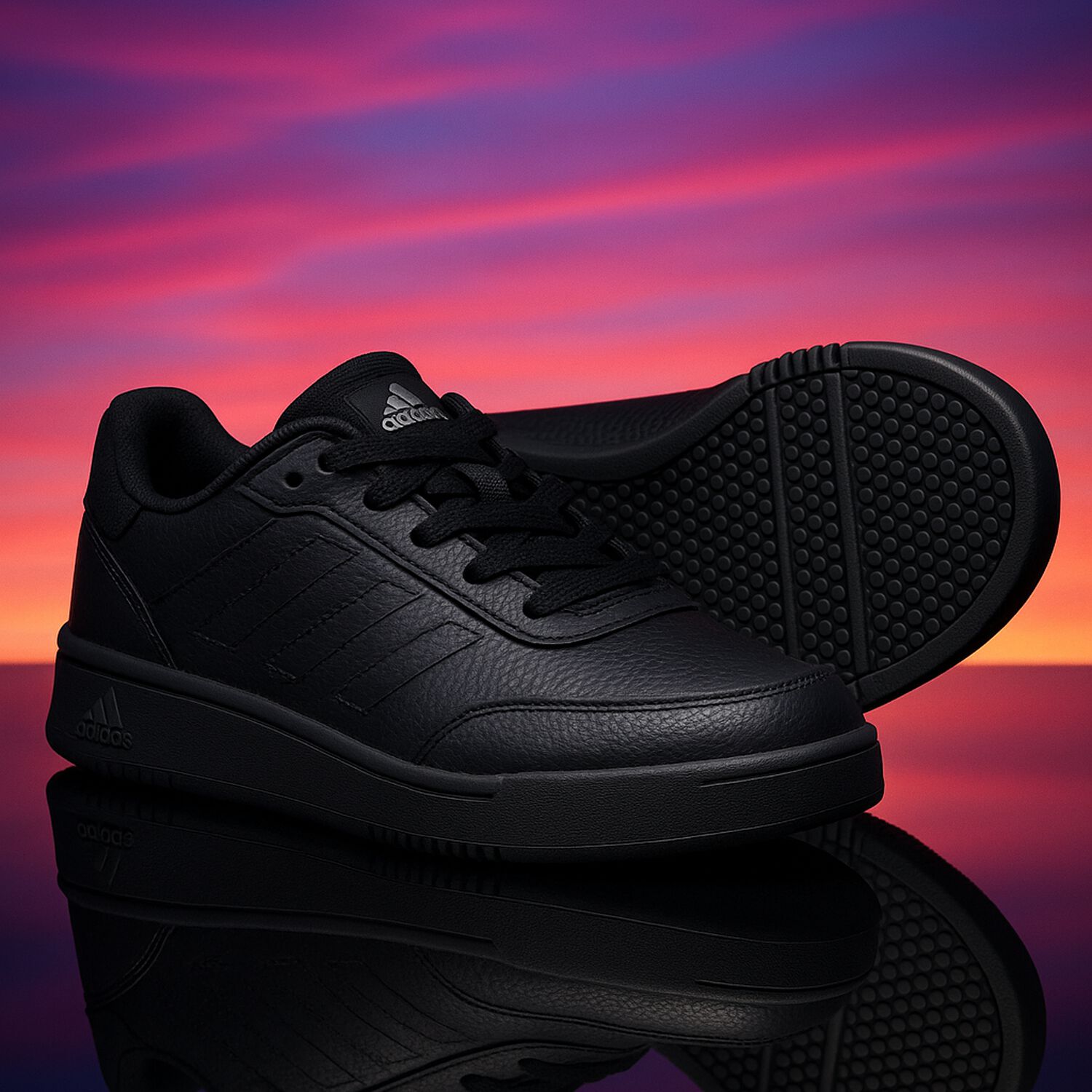 Black Tensaur Sport Trainers, 1, hi-res