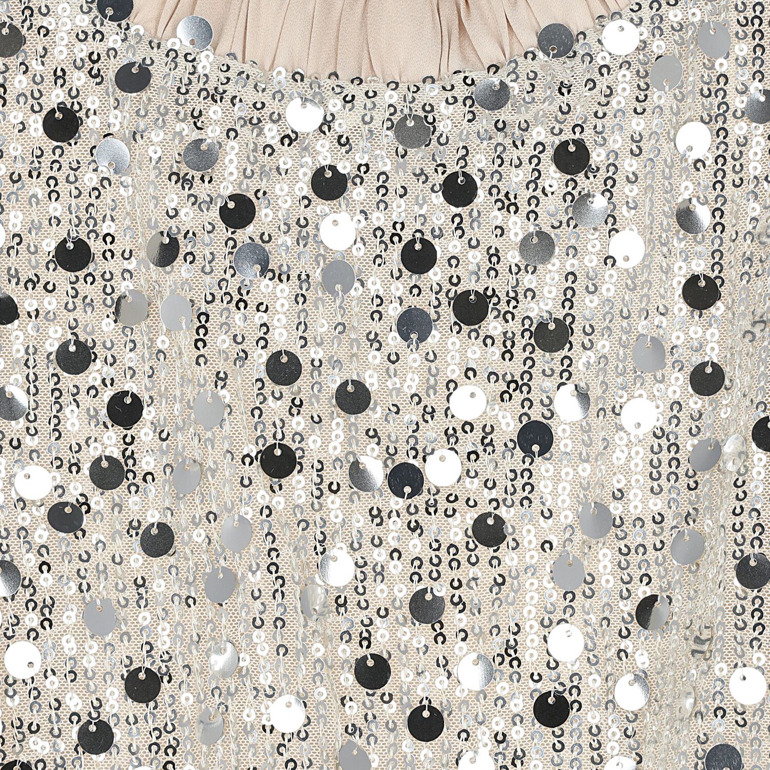 Girls Silver Embellished Dress, 2, hi-res