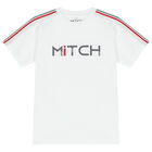 Boys White Logo T-Shirt, 2, hi-res