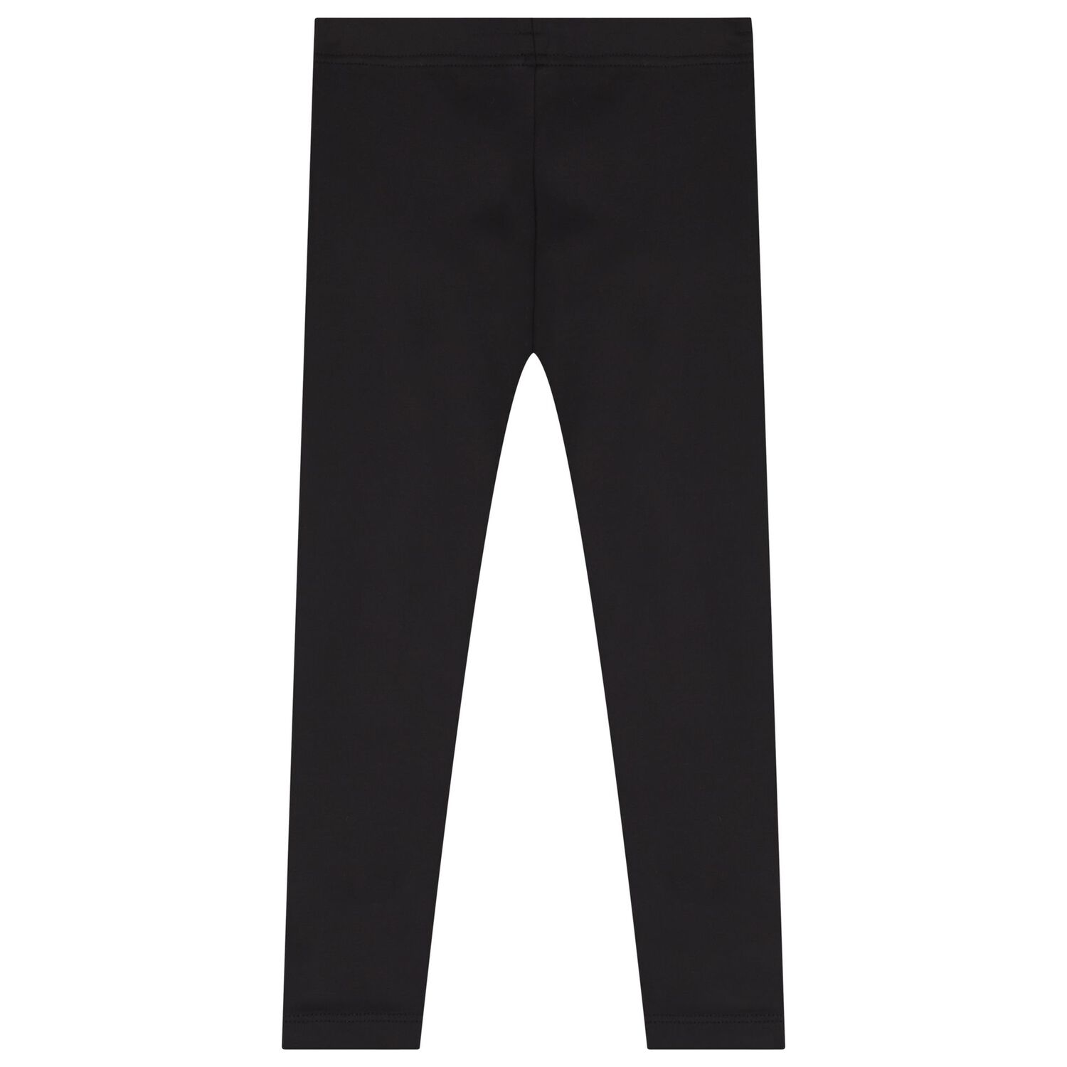 Girls Black Logo Softskin Leggings, 2, hi-res image number null