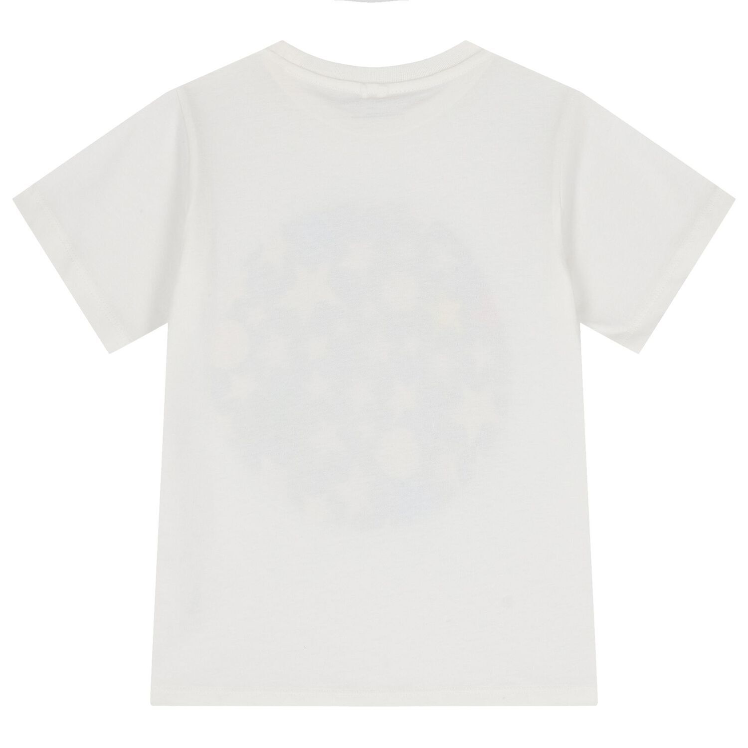 Girls White Logo T-Shirt, 1, hi-res