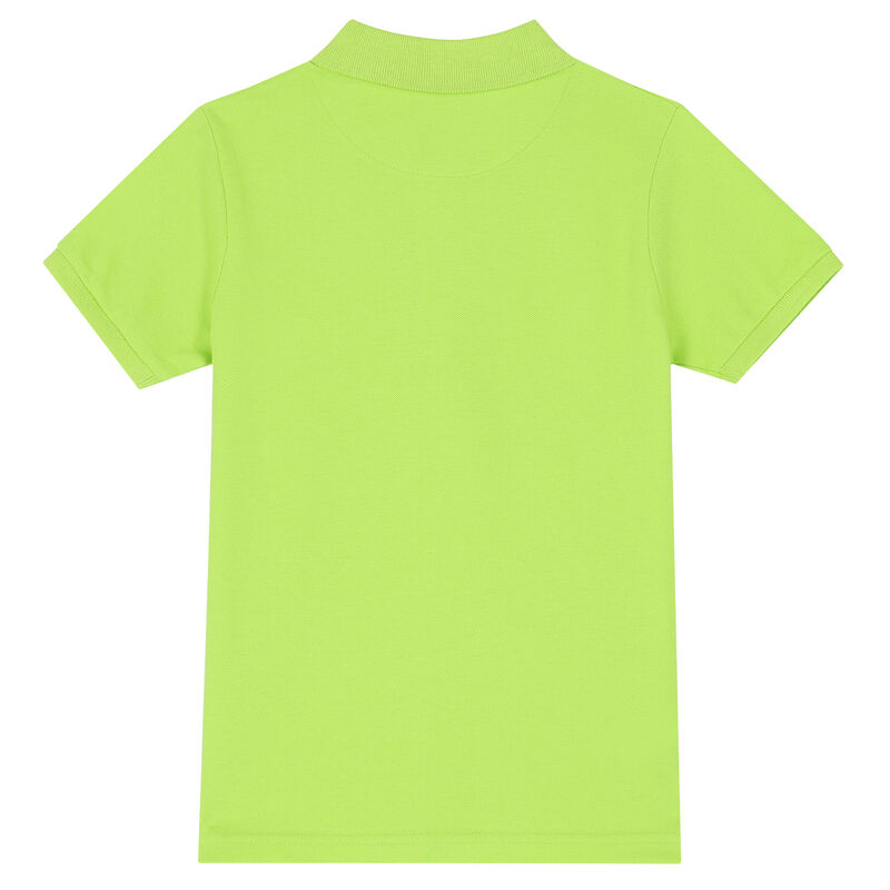 Boys Green Logo Polo Shirt, 1, hi-res image number null