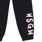 Girls Black Logo Joggers, 4, hi-res