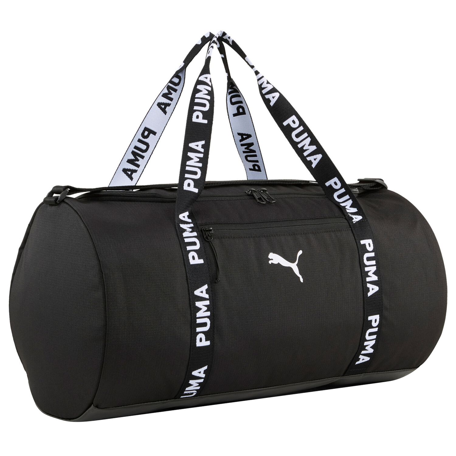 Black Logo Duffle Bag, 1, hi-res