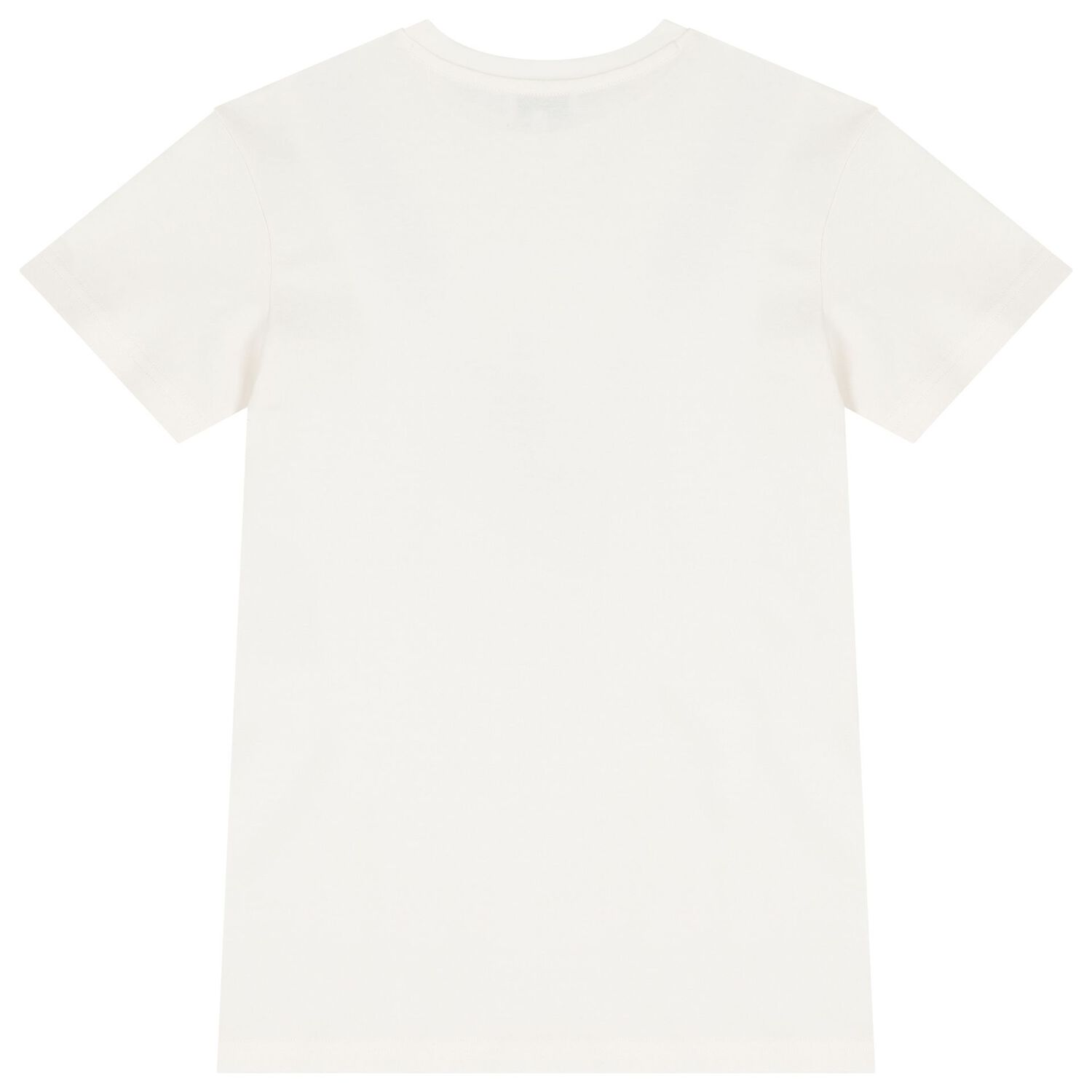 Girls White Logo Dress, 2, hi-res image number null