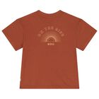 Boys Rust Orange Logo T-Shirt, 1, hi-res