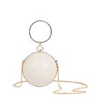 Girls Ivory & Gold Ball Bag, 1, hi-res