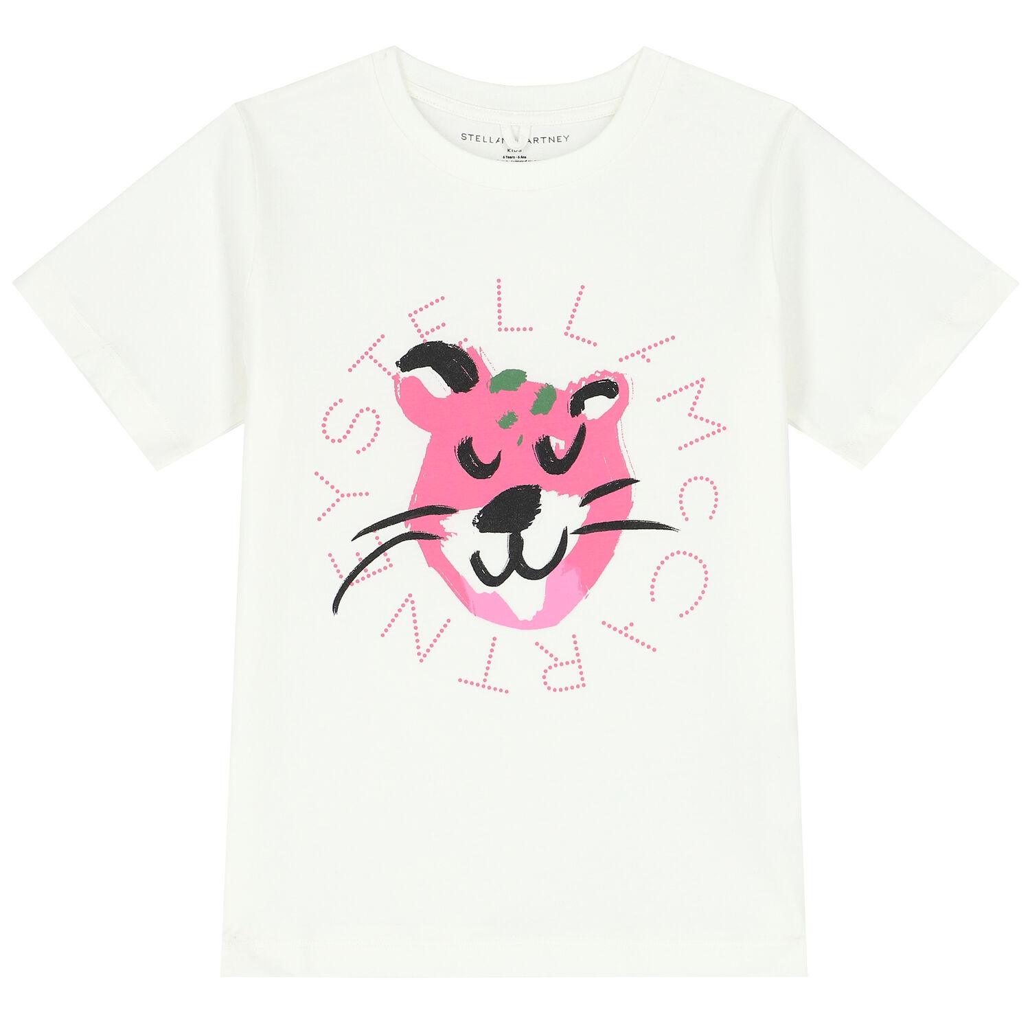 Girls Ivory Leopard T-Shirt, 1, hi-res