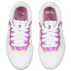 Girls White & Pink Trolls Carina 2.0 Trainers, 1, hi-res
