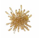 Girls Gold Starburst Crystal Hair Clip, 1, hi-res