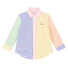 Baby Boys Striped Cotton Shorts Set, 1, hi-res