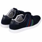Younger Boys Navy Sneakers, 1, hi-res