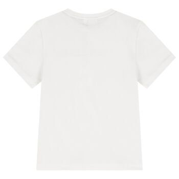 Boys White Logo T-Shirt