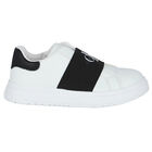 White Logo Trainers, 1, hi-res