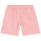 Girls Pink Logo Shorts, 1, hi-res
