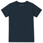 Boys Navy Logo T-Shirt, 2, hi-res