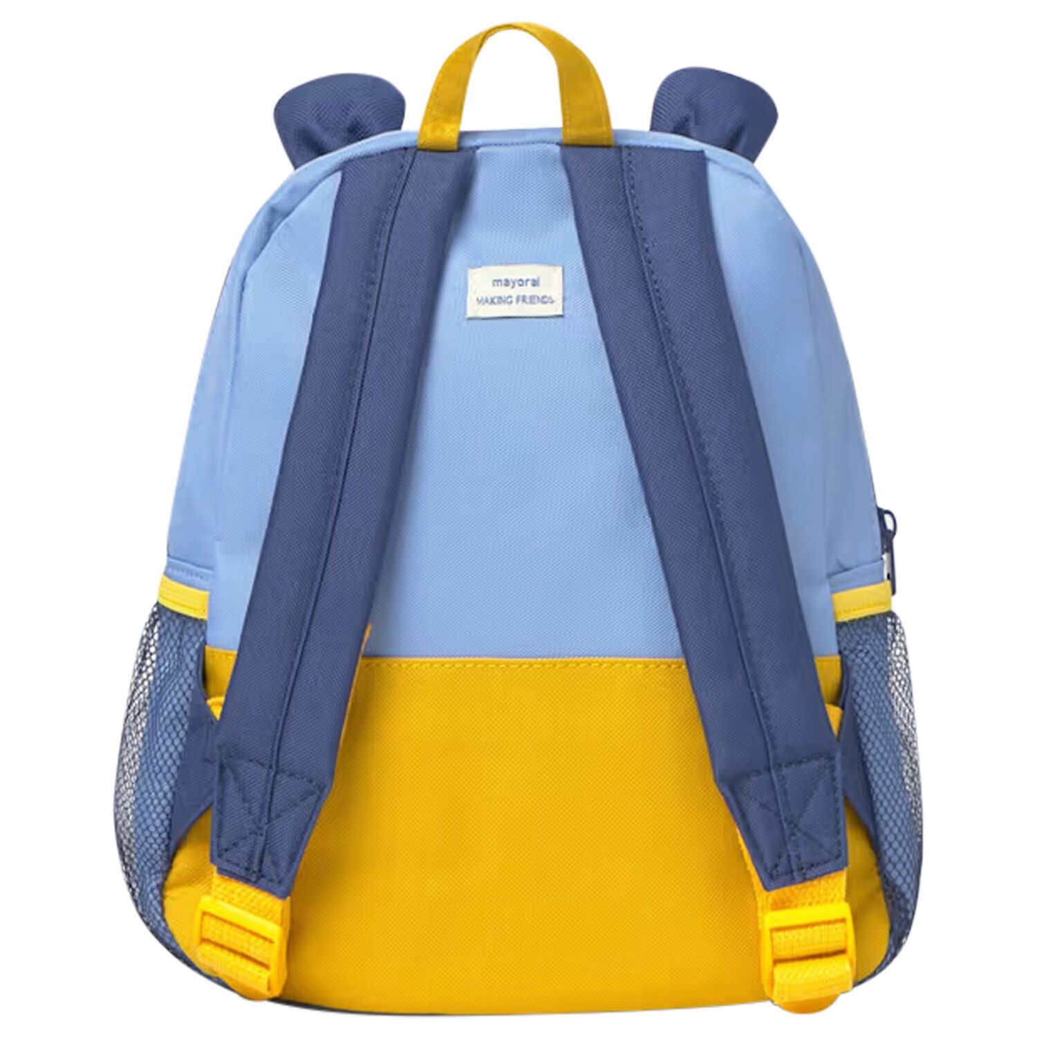 Boys Blue Hippo Backpack, 1, hi-res