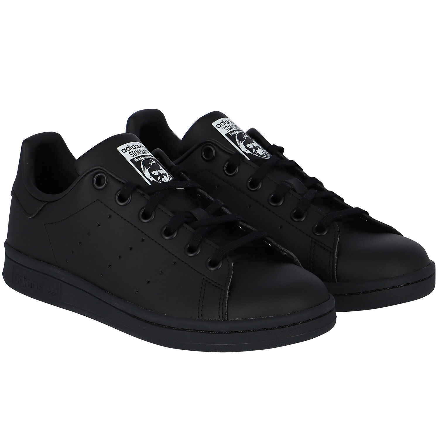 Black Stan Smith Trainers, 1, hi-res image number null