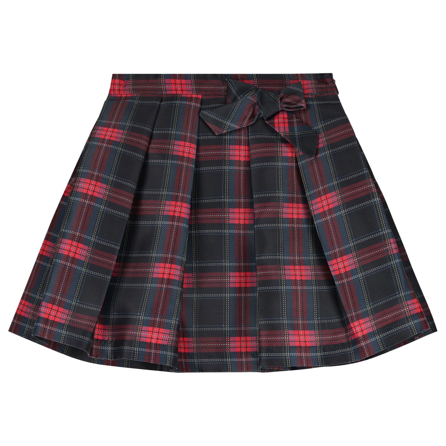 Girls Red & Navy Blue Skirt Set, 1, hi-res image number null