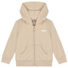 Beige Logo Tracksuit, 1, hi-res