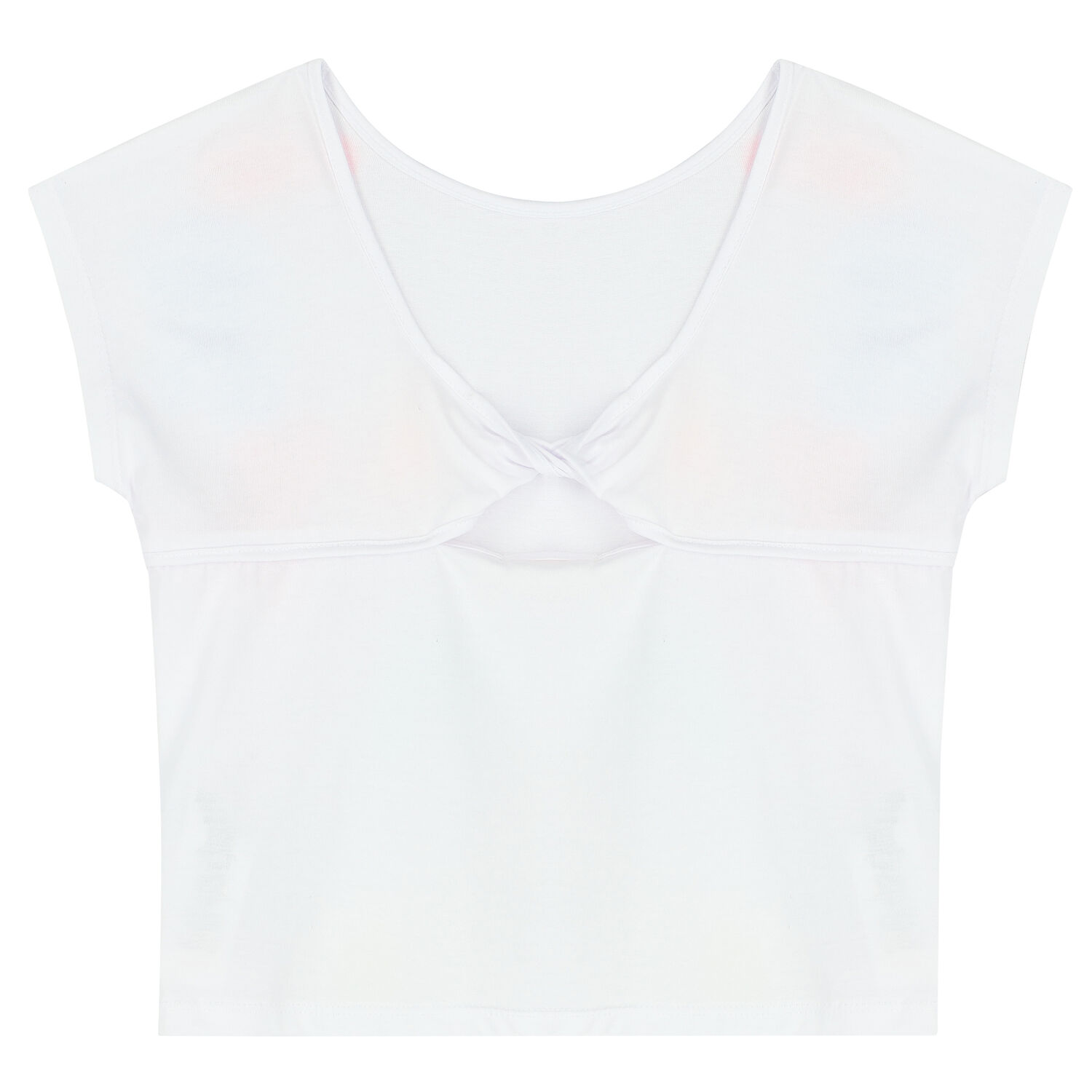 Girls White Butterfly T-Shirt, 1, hi-res