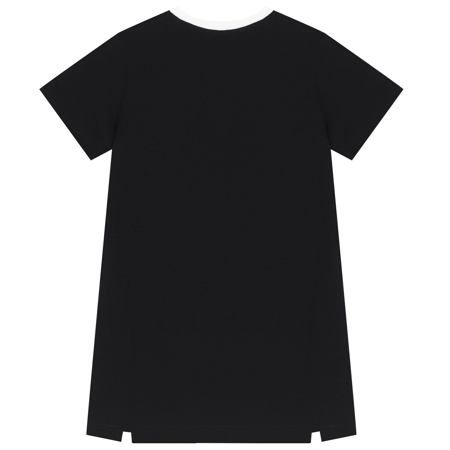 Girls Black Logo T-Shirt Dress, 1, hi-res