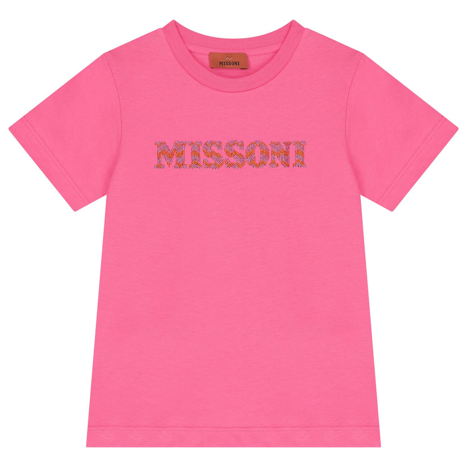 Girls Pink Logo T-Shirt, 2, hi-res image number null