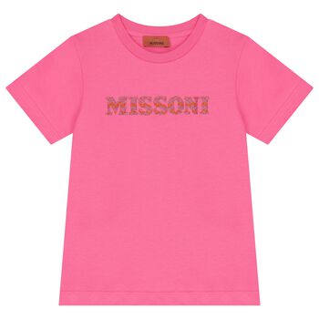 Girls Pink Logo T-Shirt