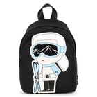 Boys Black Ikonik Karl Backpack ( 27cm ), 1, hi-res