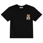 Black Teddy Bear Logo T-Shirt, 3, hi-res