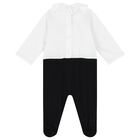 Baby Girls Black & White Logo Babygrow Gift Set, 1, hi-res