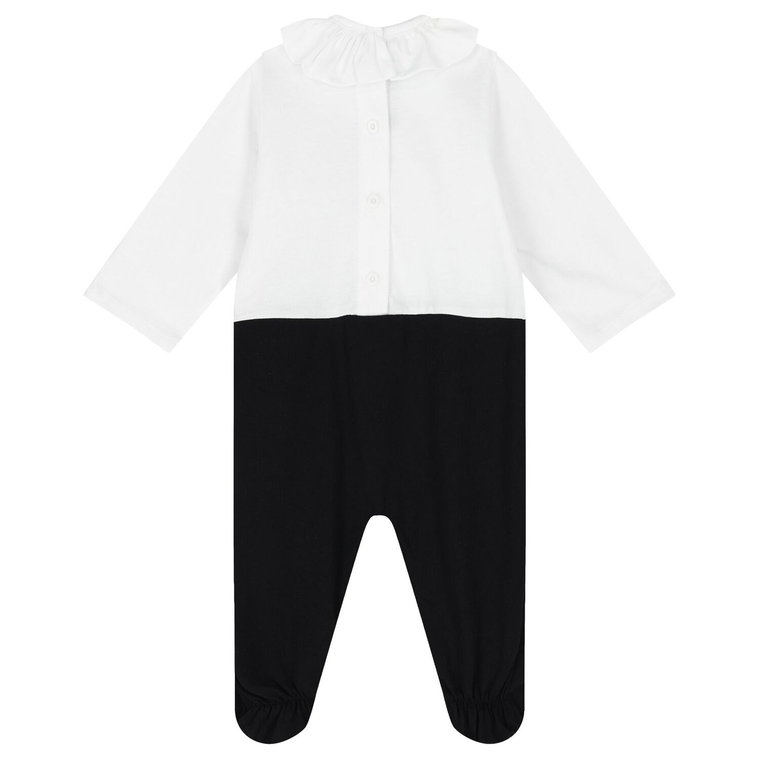 Baby Girls Black & White Logo Babygrow Gift Set, 1, hi-res image number null