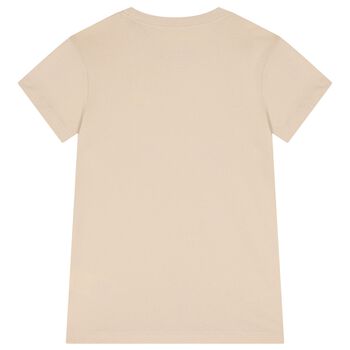 Beige Logo T-Shirt