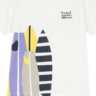 Boys White & Yellow Shorts Set, 4, hi-res