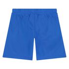 Younger Blue Logo Shorts Set, 1, hi-res