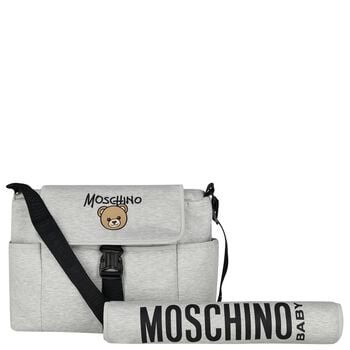 Grey Teddy Bear Logo Baby Changing Bag ( 40CM )