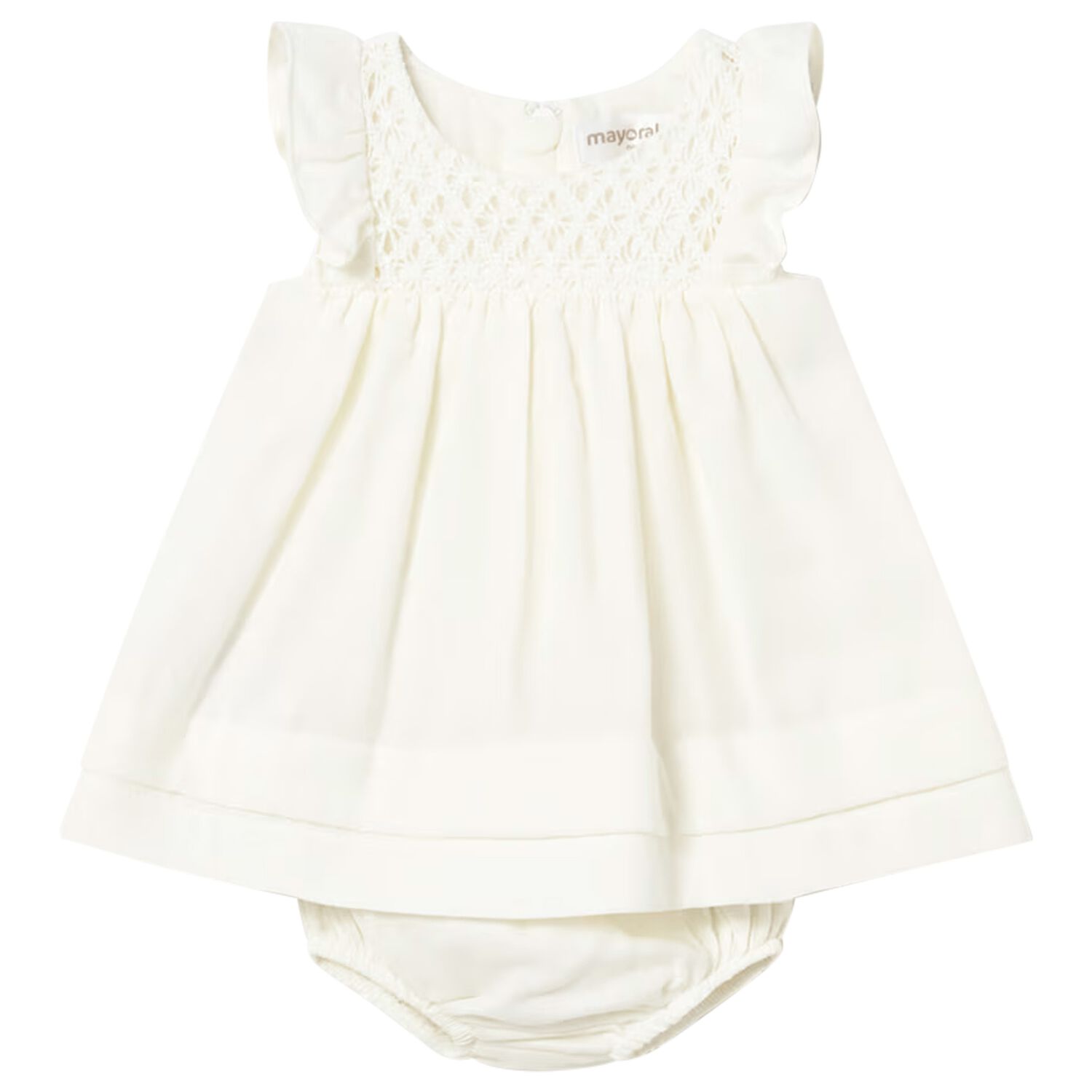Baby Girls Ivory Dress Set, 1, hi-res