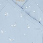 Baby Boys White & Blue Bodysuits ( 2-Pack ), 3, hi-res