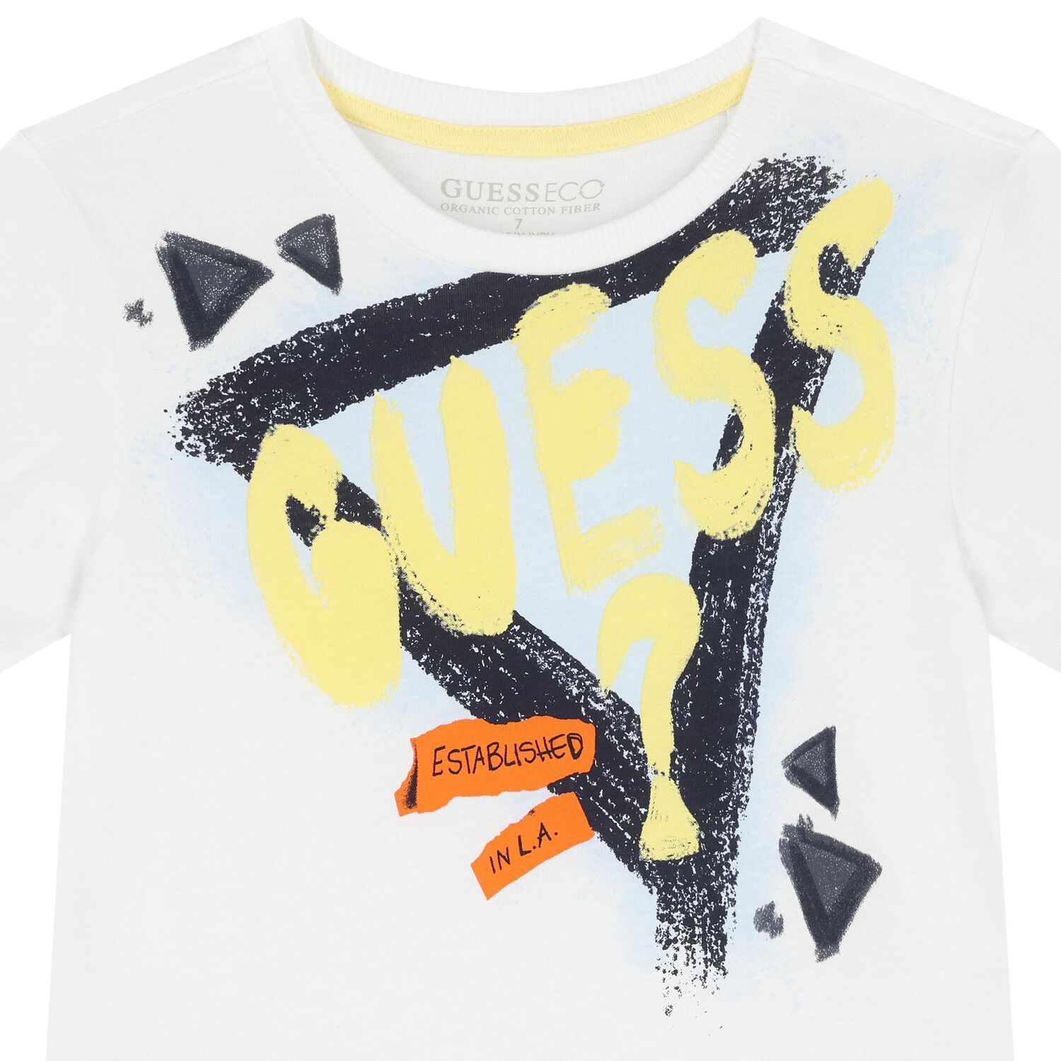 Boys White Logo T-Shirt, 1, hi-res