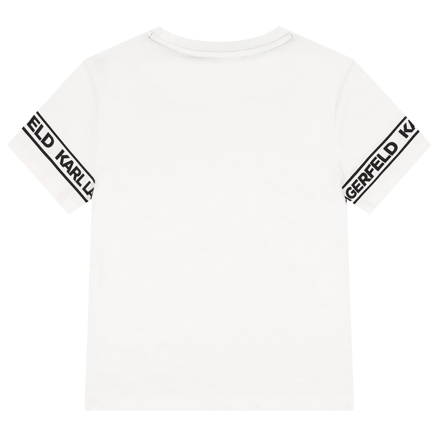Boys Mini Me White Logo T-Shirt, 1, hi-res