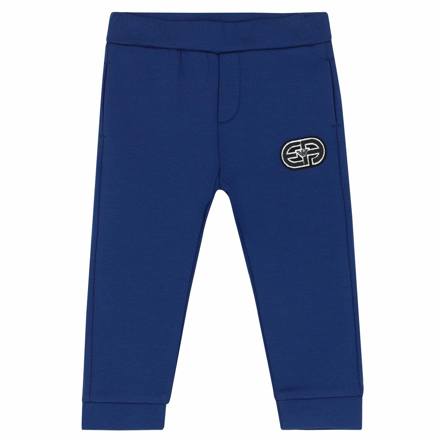 Younger Boys Blue Logo Joggers , 1, hi-res image number null