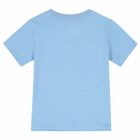 Girls Blue Logo T-Shirt, 1, hi-res