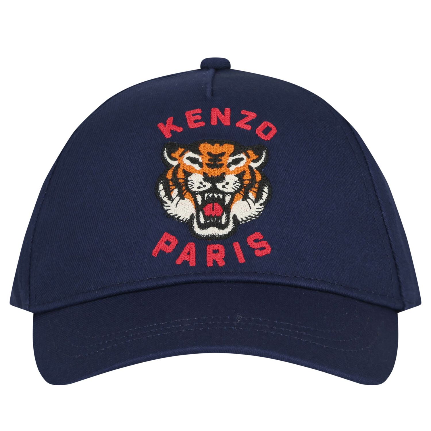 Navy Blue Tiger Logo Cap, 1, hi-res