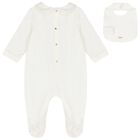 Ivory Medusa Logo Babygrow Gift Set, 3, hi-res